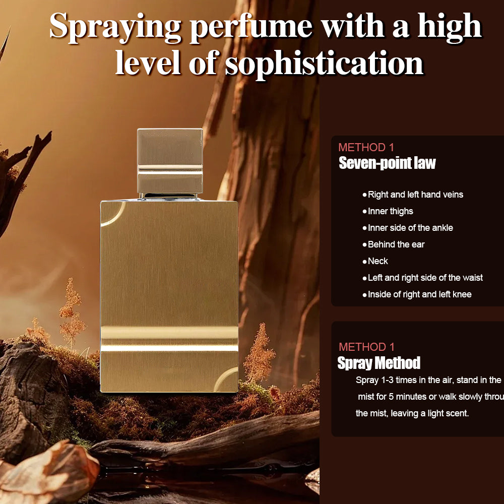 AL HARAMAIN Amber OUD Gold Edition 2.0 oz Eau de Parfum Spray Unisex fragrance with long-lasting luxurious scent