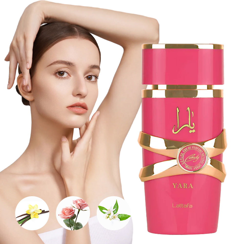 Yara Candy Perfume by Lattafa 3.4oz (100ml) Eau de Parfum EDP For Women Fragrance