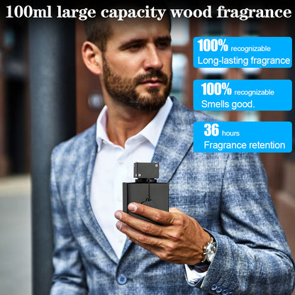 Armaf Club de Nuit Intense Men EDT 3.6 Fl Oz - Floral Fragrance with Bergamot, Jasmine, and Cologne, Single Item, Black, Scented Perfume