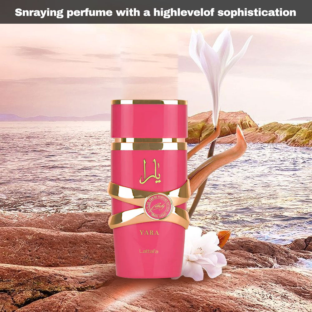 Yara Candy Perfume by Lattafa 3.4oz (100ml) Eau de Parfum EDP For Women Fragrance
