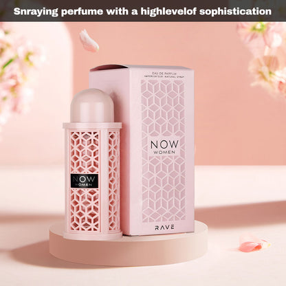 Rave Now Women by Lattafa EDP Perfume 3.4oz Pink Rave Women's Fragrance