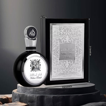Fakhar Black Lattafa Eau de Parfum by Lattafa 3.4oz for Men Luxury Scent Fragrance Perfume