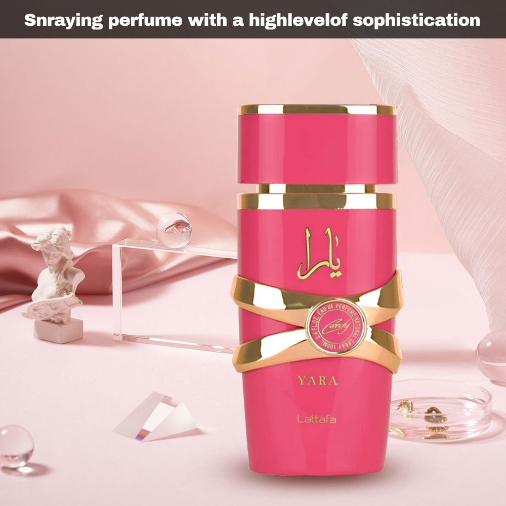 Yara Candy Perfume by Lattafa 3.4oz (100ml) Eau de Parfum EDP For Women Fragrance