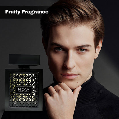 Lattafa Rave Now for Men Eau de Parfum Spray 3.4 Ounce - Vaporisateur Natural Spray in Black Packaging